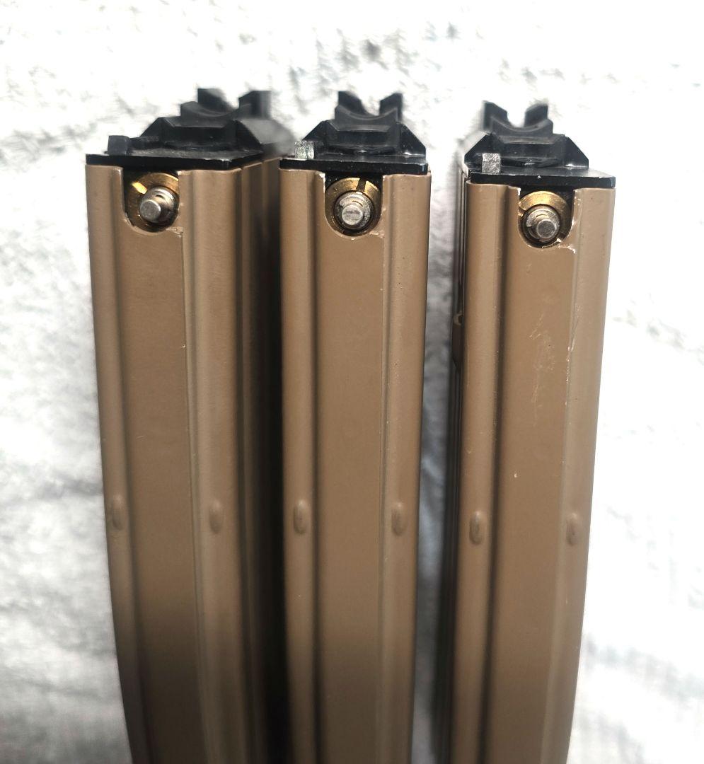 WE M4用　GBB　マガジン　オープンボルト用　3本セツト