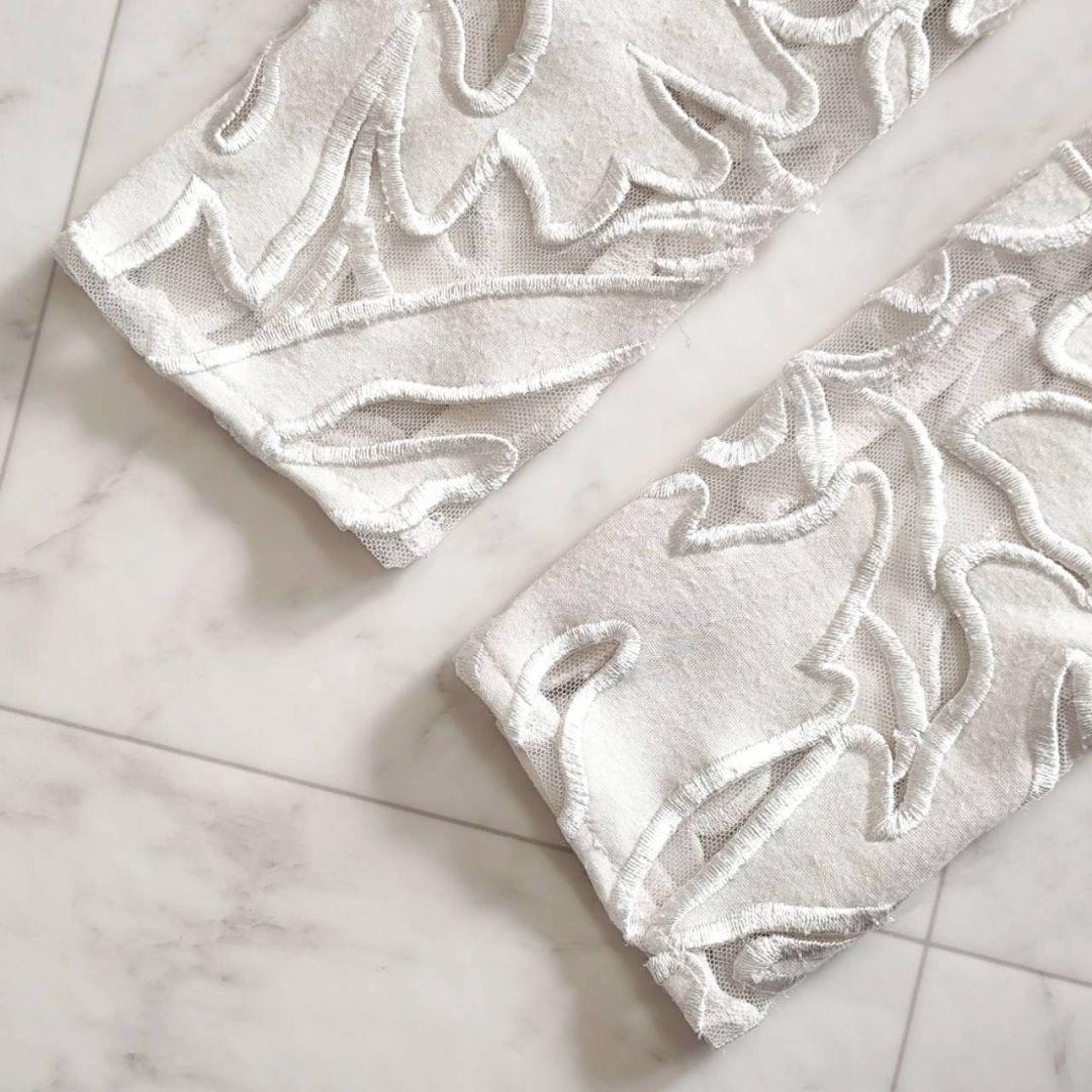 Tadashi Shoji フラワー 刺繍 マキシ丈 ロング ドレス ワンピース