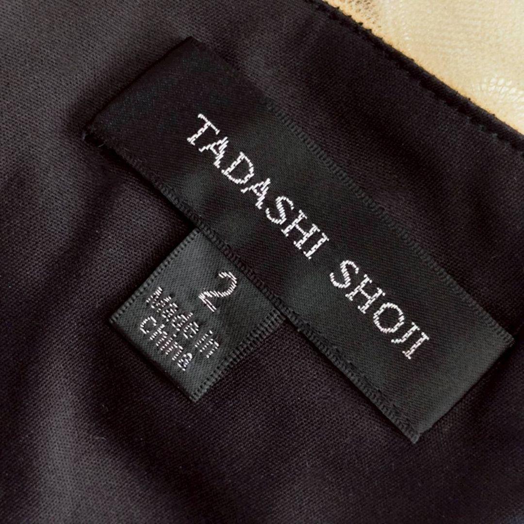 Tadashi Shoji フラワー 刺繍 マキシ丈 ロング ドレス ワンピース