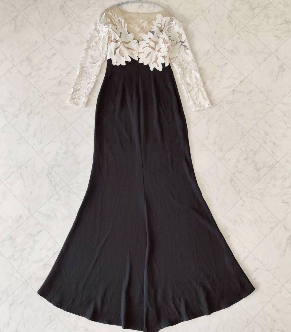 Tadashi Shoji フラワー 刺繍 マキシ丈 ロング ドレス ワンピース