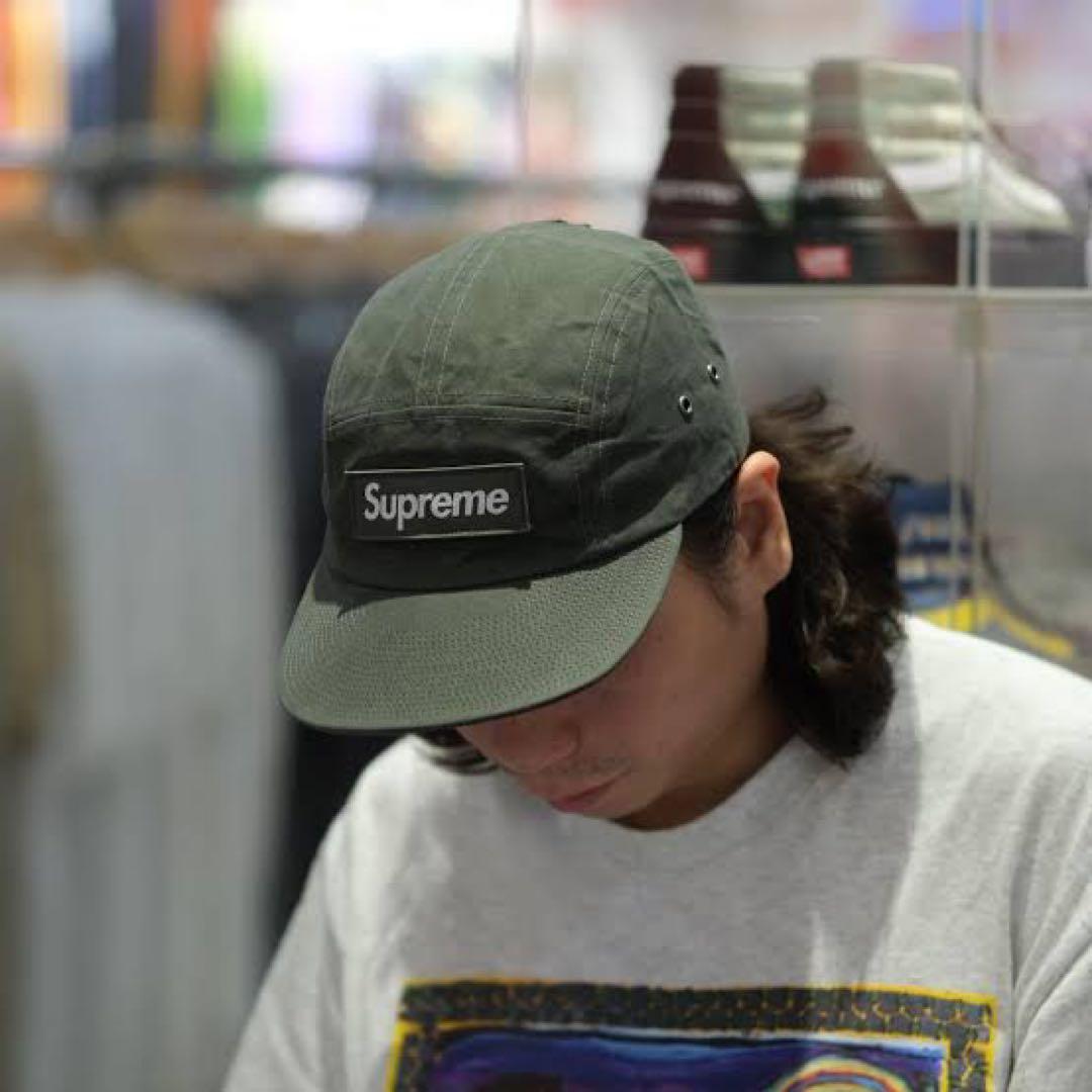 ピクミン【美品】supreme waxed cotton camp cap