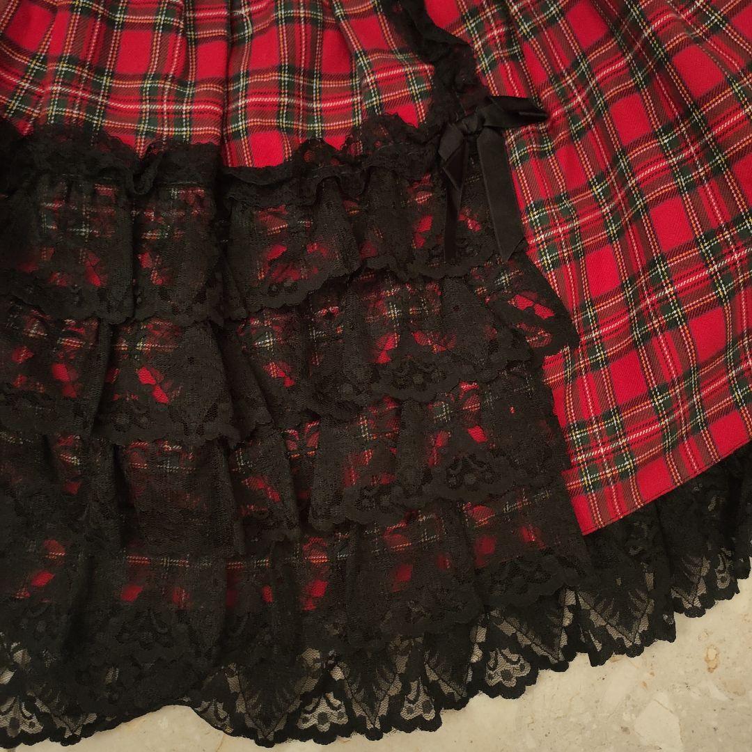 メタモルフォーゼ タータンチェックスカート