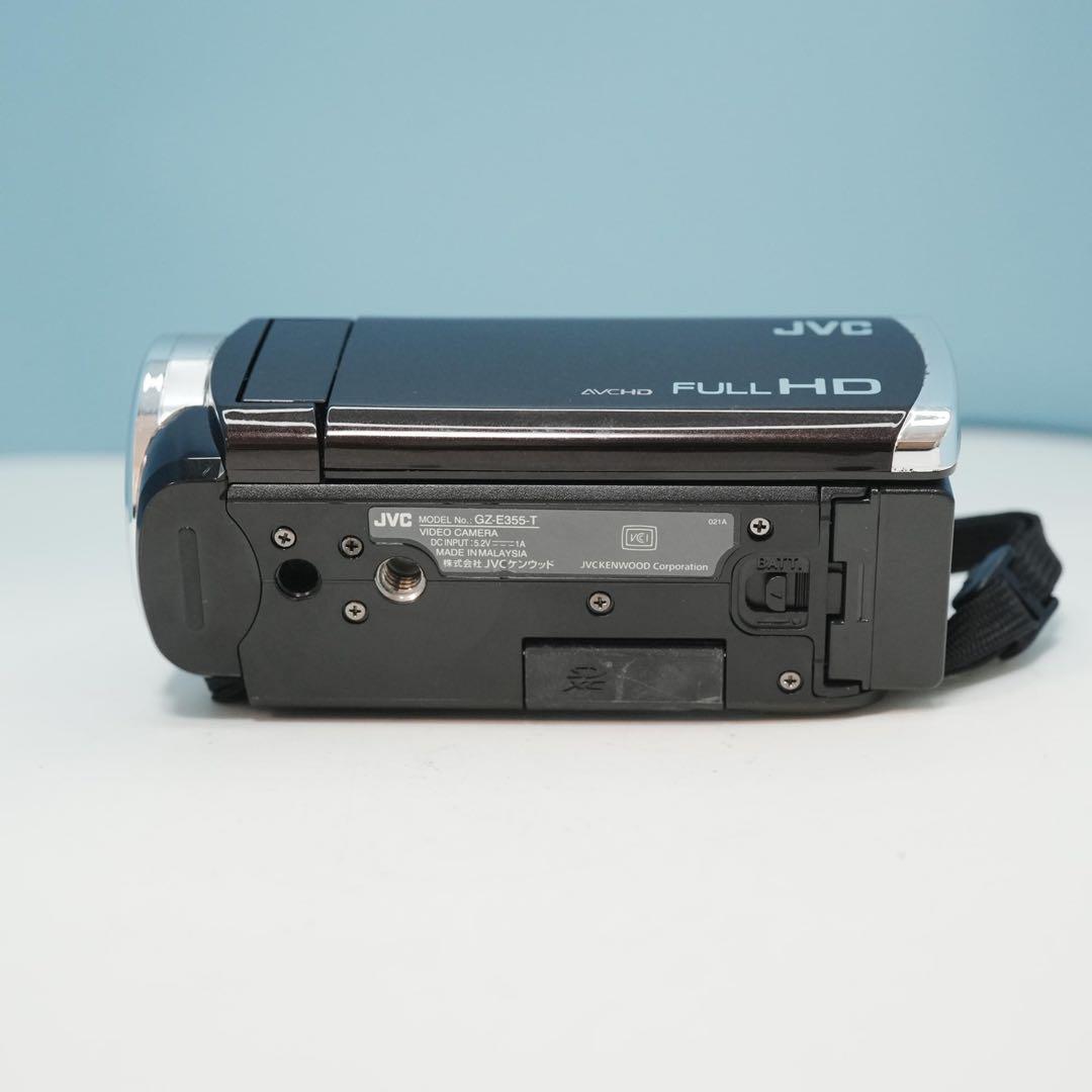 JVC Everio GZ-E355-T ビデオカメラ 美品 a4646