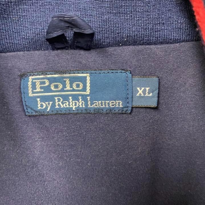 レアデザイン US古着○ポロバイラルフローレン スウィングトップ メンズ2XL