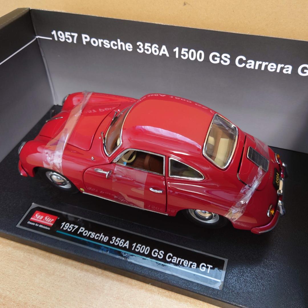 1/18 ポルシェ356A 1500GSカレラGT 1957レッド サンスター製