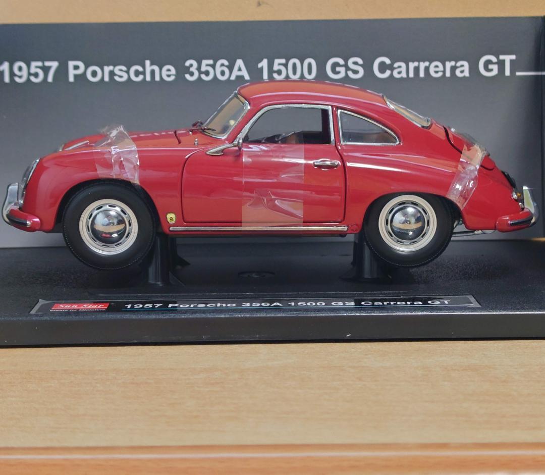 1/18 ポルシェ356A 1500GSカレラGT 1957レッド サンスター製