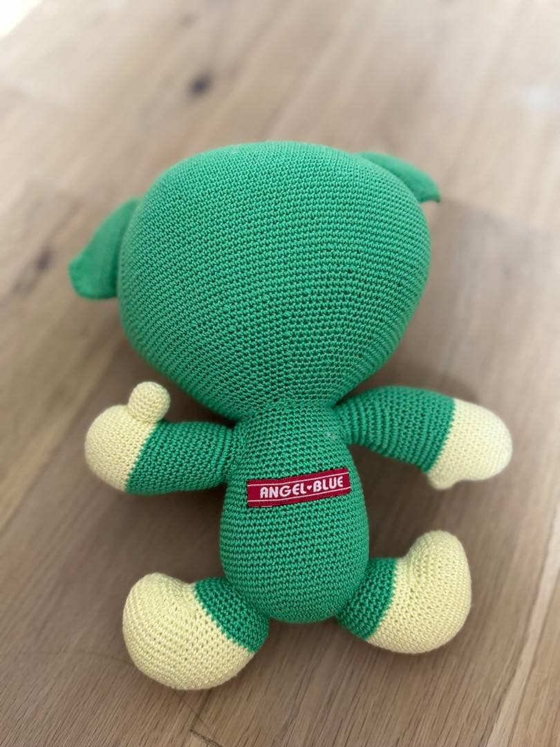 エンジェルブルー ナカムラくん ぬいぐるみ 編みぐるみ 新品 グリーン 緑 レア