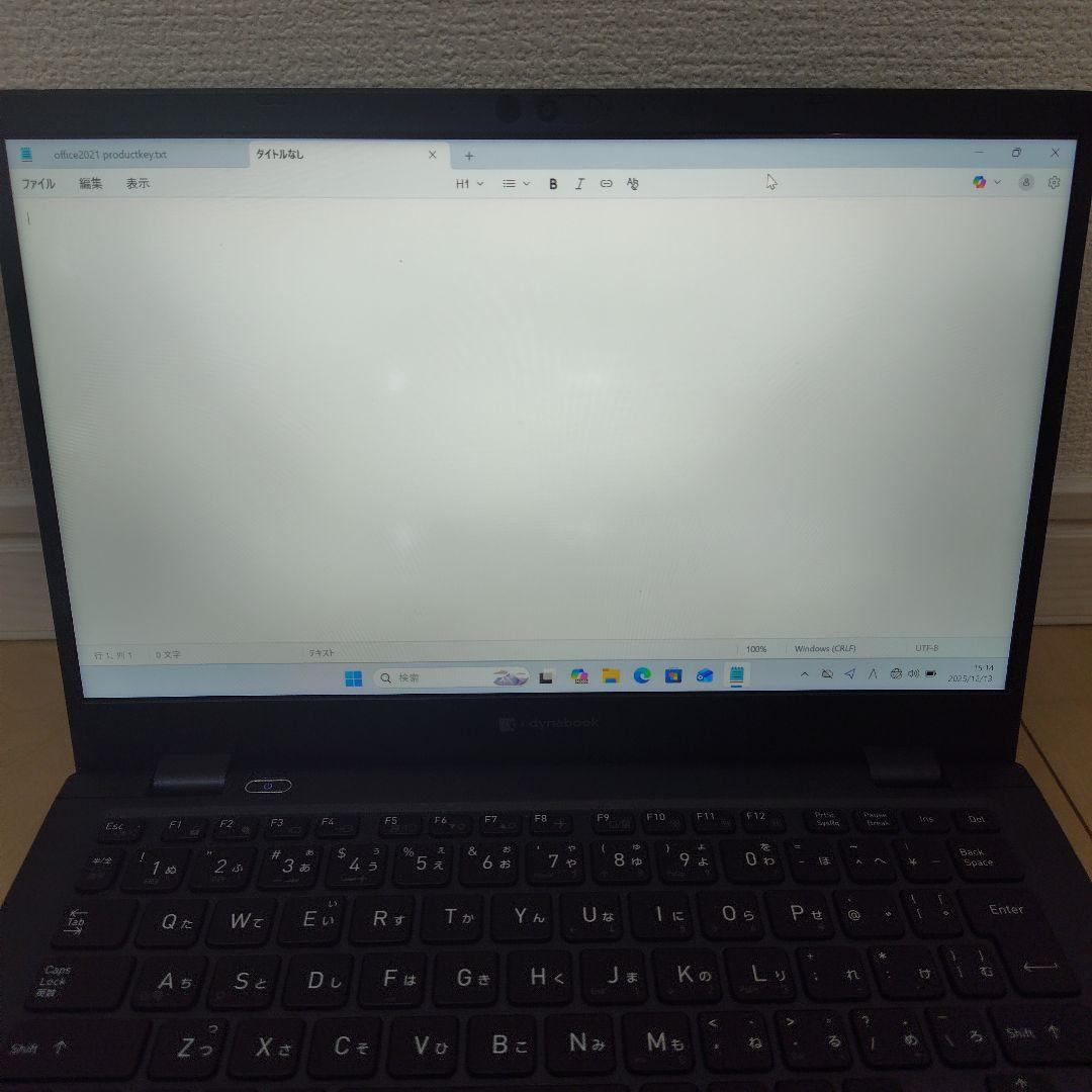 東芝G83/KW12世代i5/16G/SSD256G/Win11office付