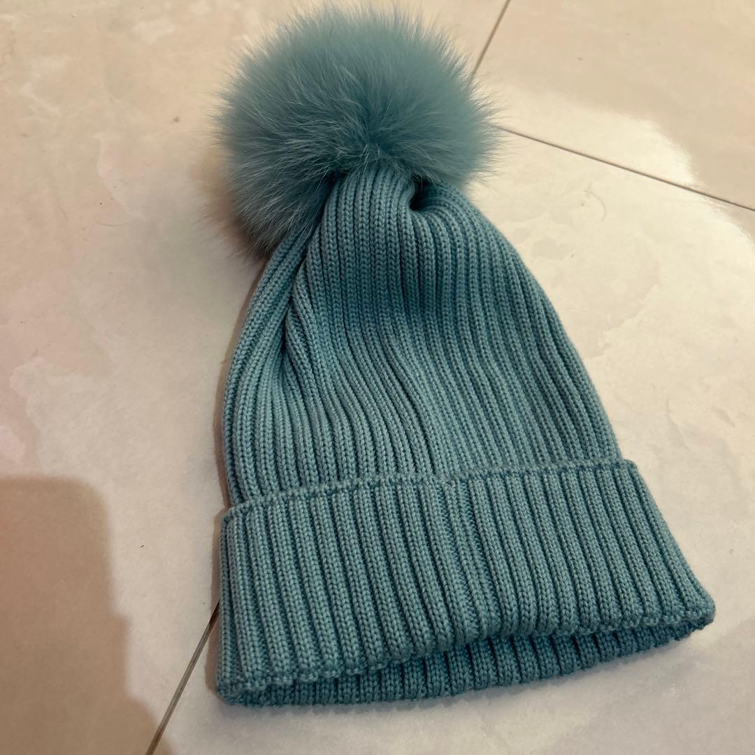 値下げ！モンクレール キッズ　ニット帽