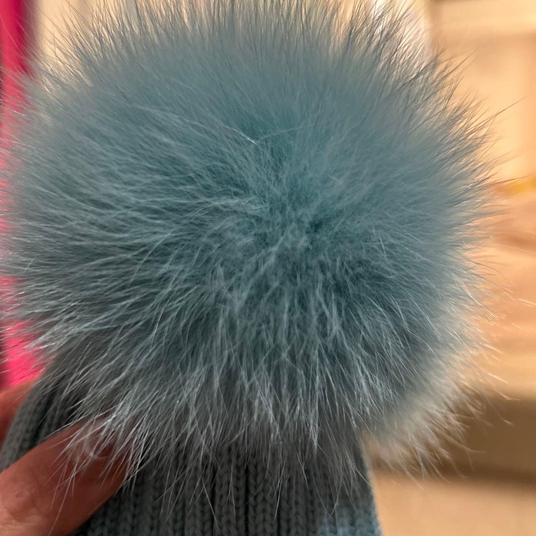 値下げ！モンクレール キッズ　ニット帽