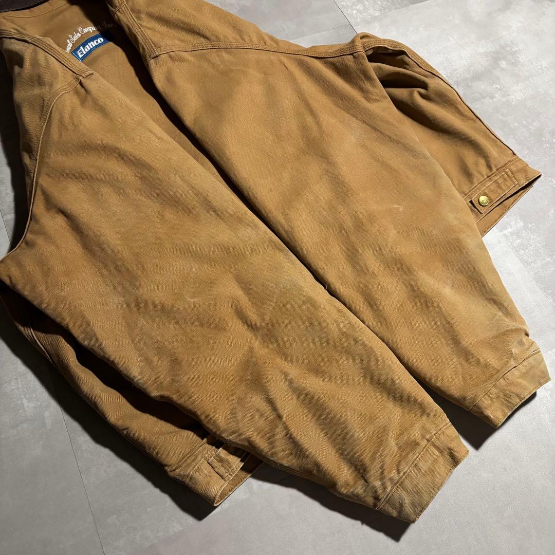 90s- Dickies ディッキーズ　デトロイトジャケット　キャメル　フェード