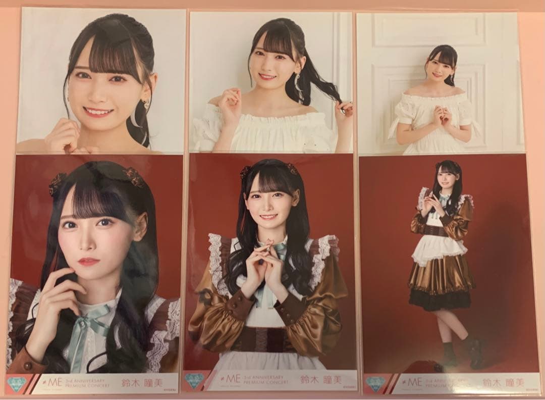 鈴木瞳美 生写真 直筆 アクスタ 缶バッジ ペンライトフィルム うちわミニフォト