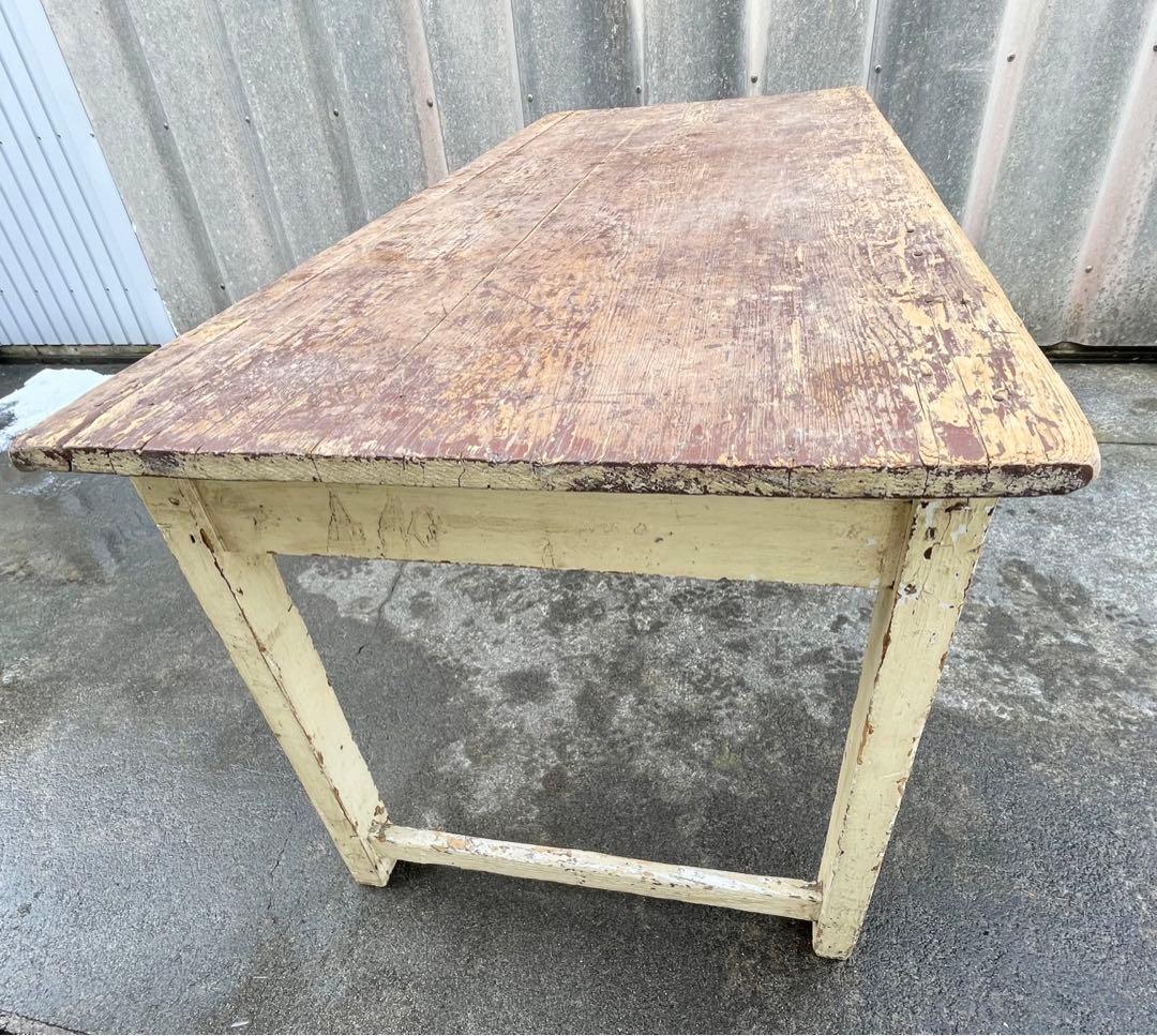 アンティーク/フランス/古材/ダイニングテーブル/センターテーブル/机/店舗什器