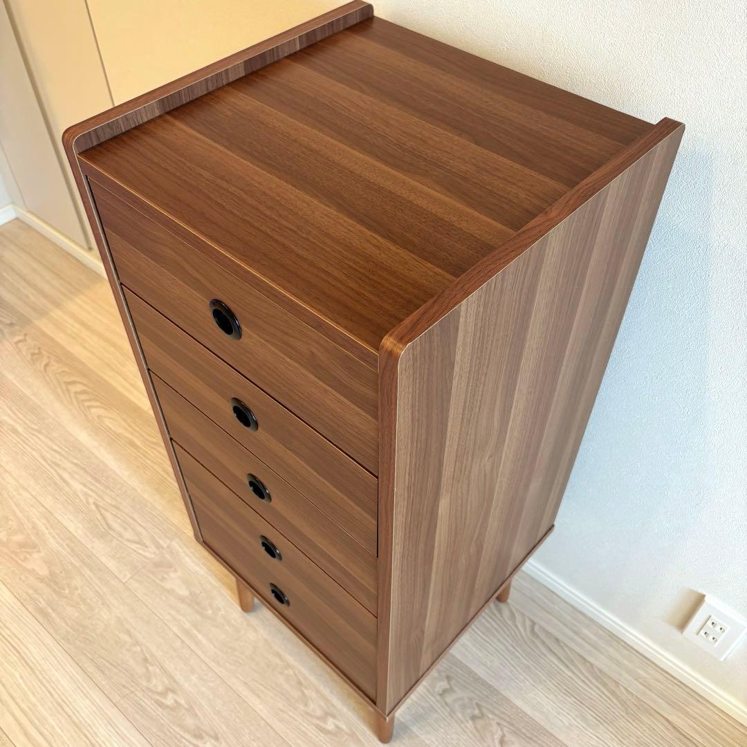 NOCE（ノーチェ） ウォールナット材 チェストキャビネット 送料込み