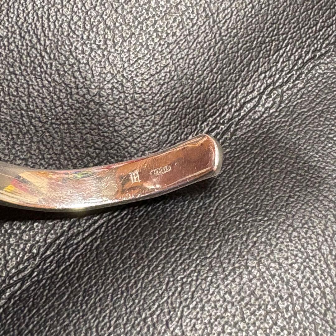 定価2万越え！925シルバー ライオンハート　ツイストデザイン バングル