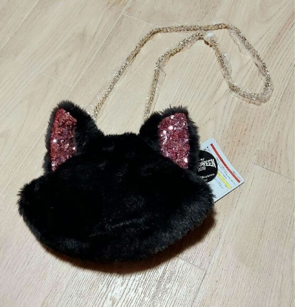 ディズニー　ネコ　チェーンバッグ