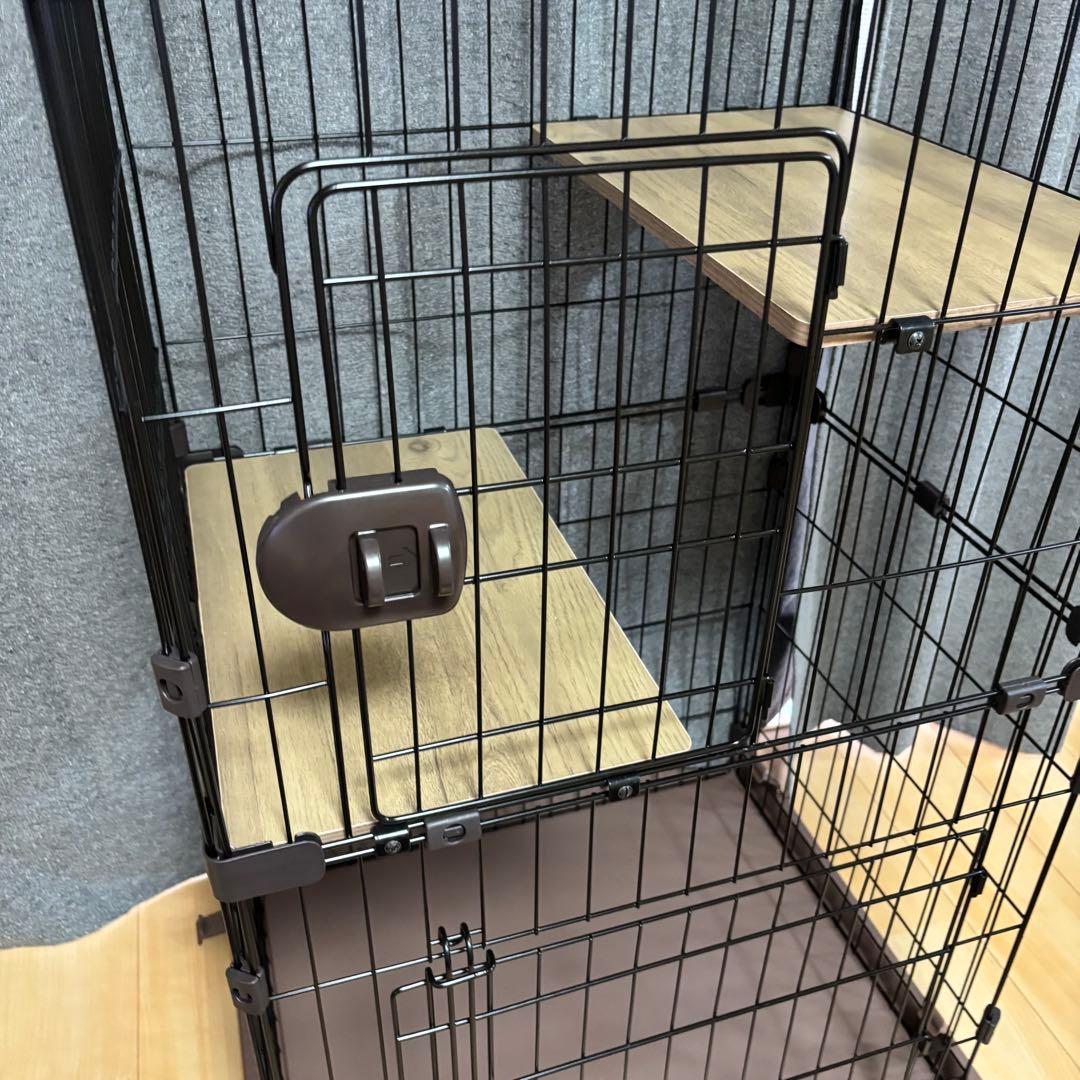 猫用キャットケージ 黒