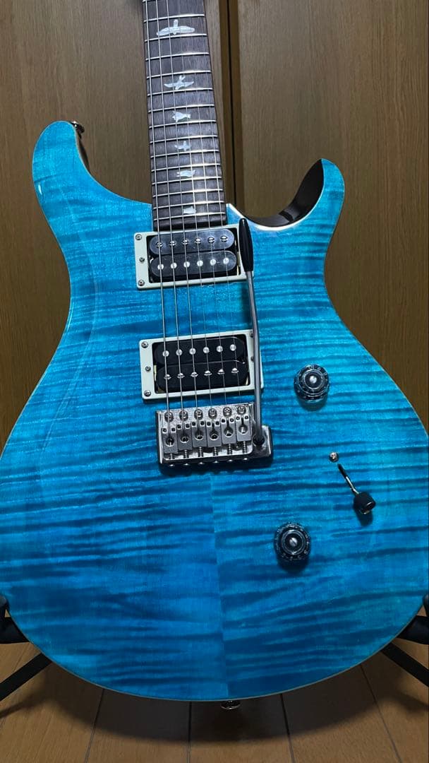 ギター PRS SE CUSTOM24 blue matteo