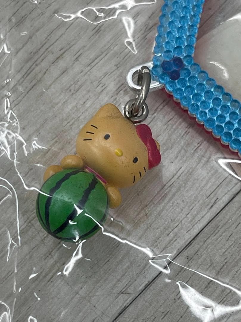 希少 当時物 キティ 夏休み海バージョン ミニバックマスコット 6種 04年