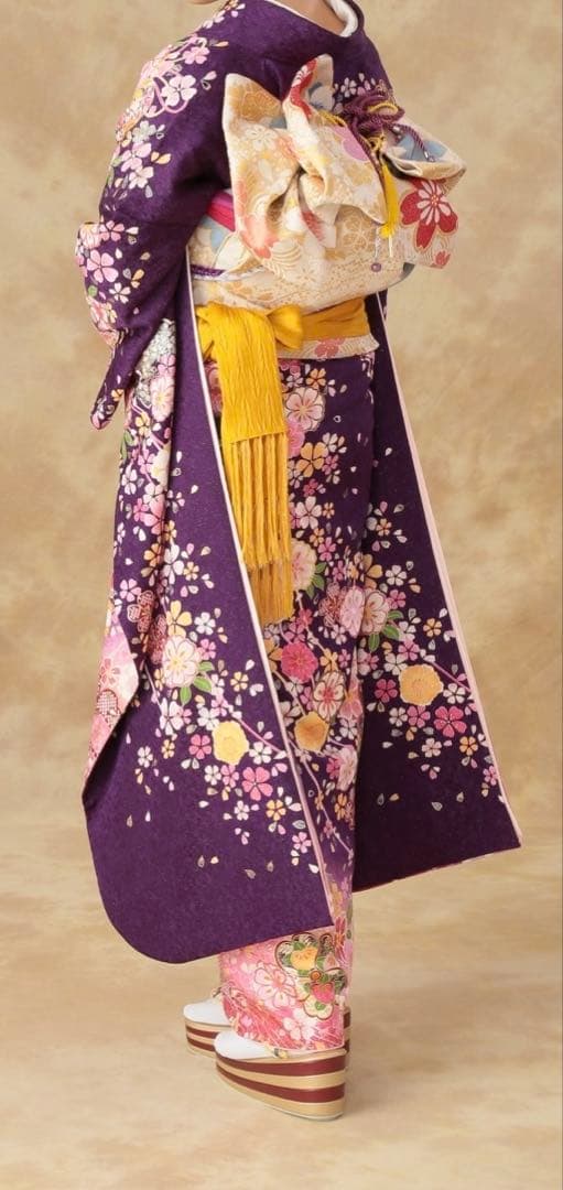 振袖/成人式/卒業式/パープル/小物セット