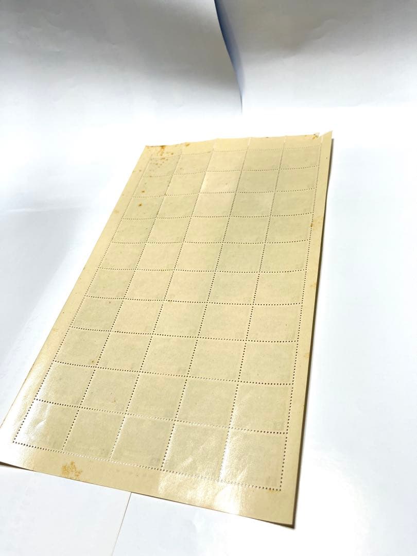 満州建国10年 2銭切手 建国神廟 1シート(50枚)×3シート(計150枚)