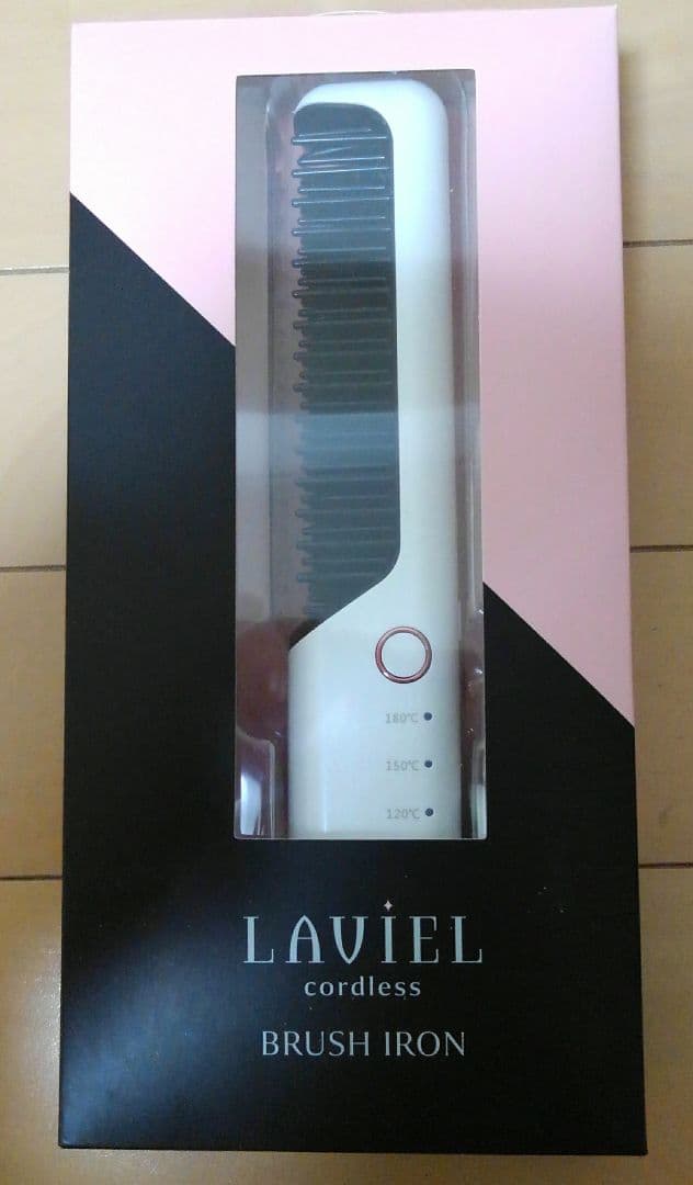 LAVIEL cordless コードレスブラシアイロン 新品 未使用