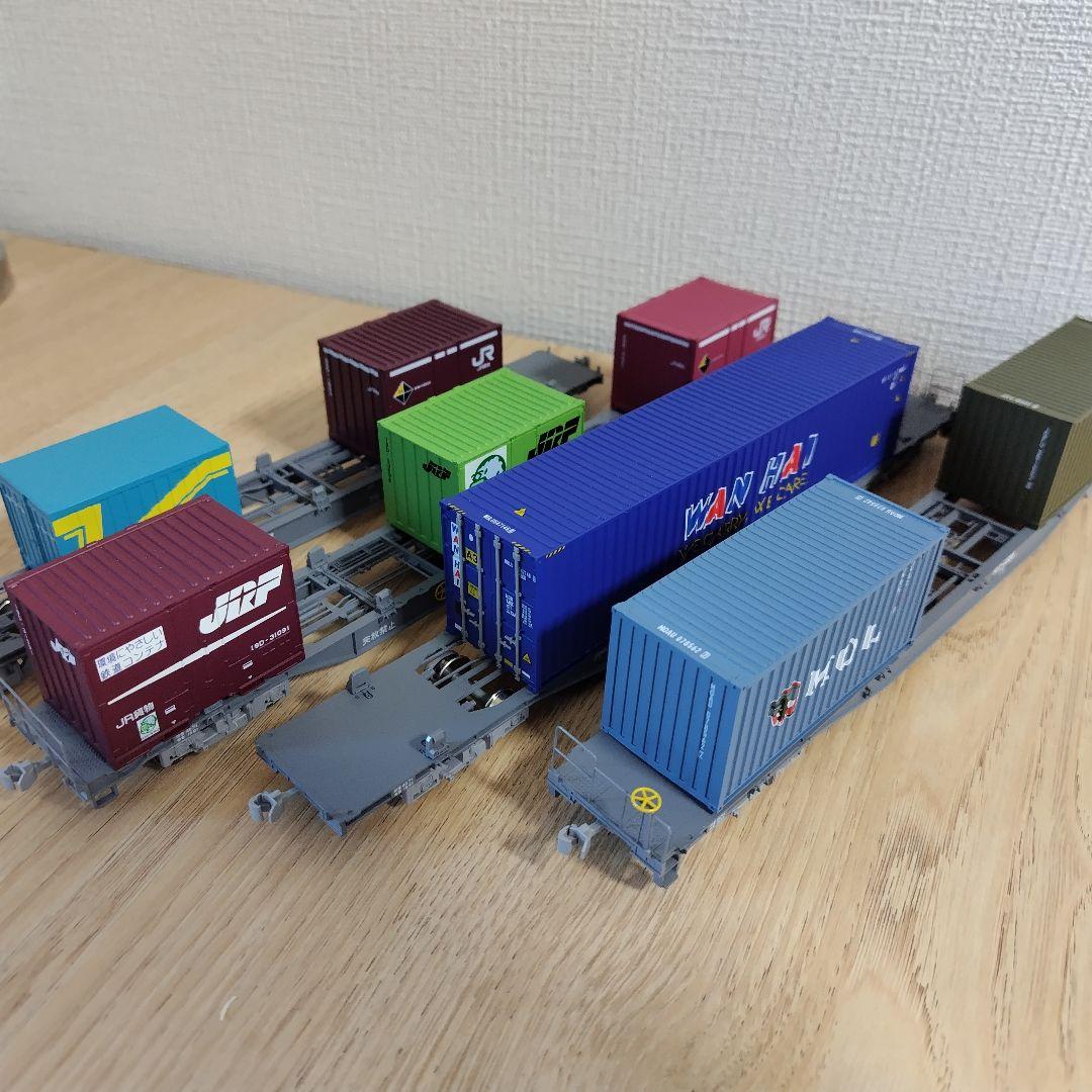 HOゲージ TOMIX　コンテナ車　4両セット