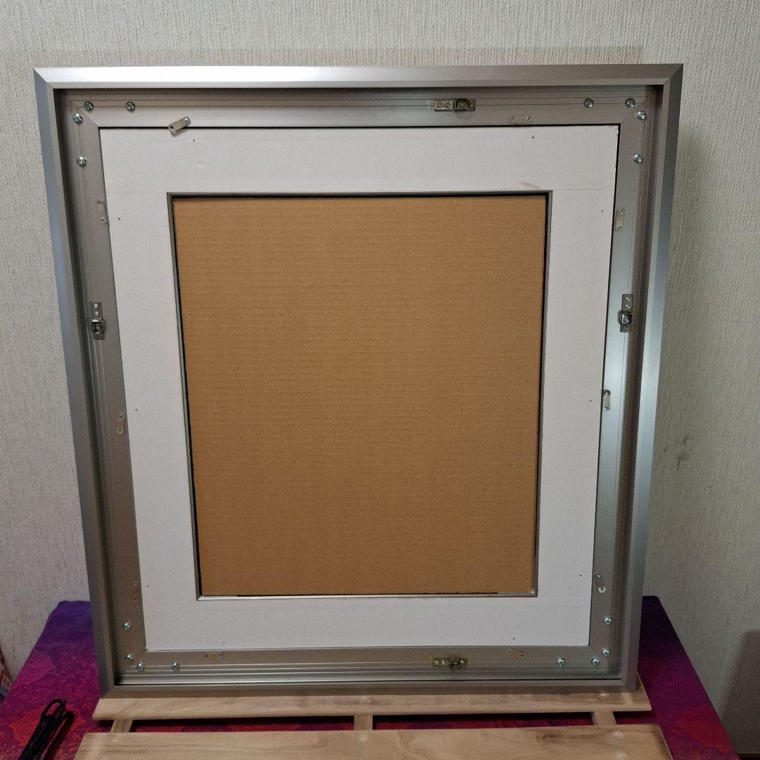 油絵額縁　アルミ額縁　額縁　F10 外寸　73.4×80.9　奥行き9.5