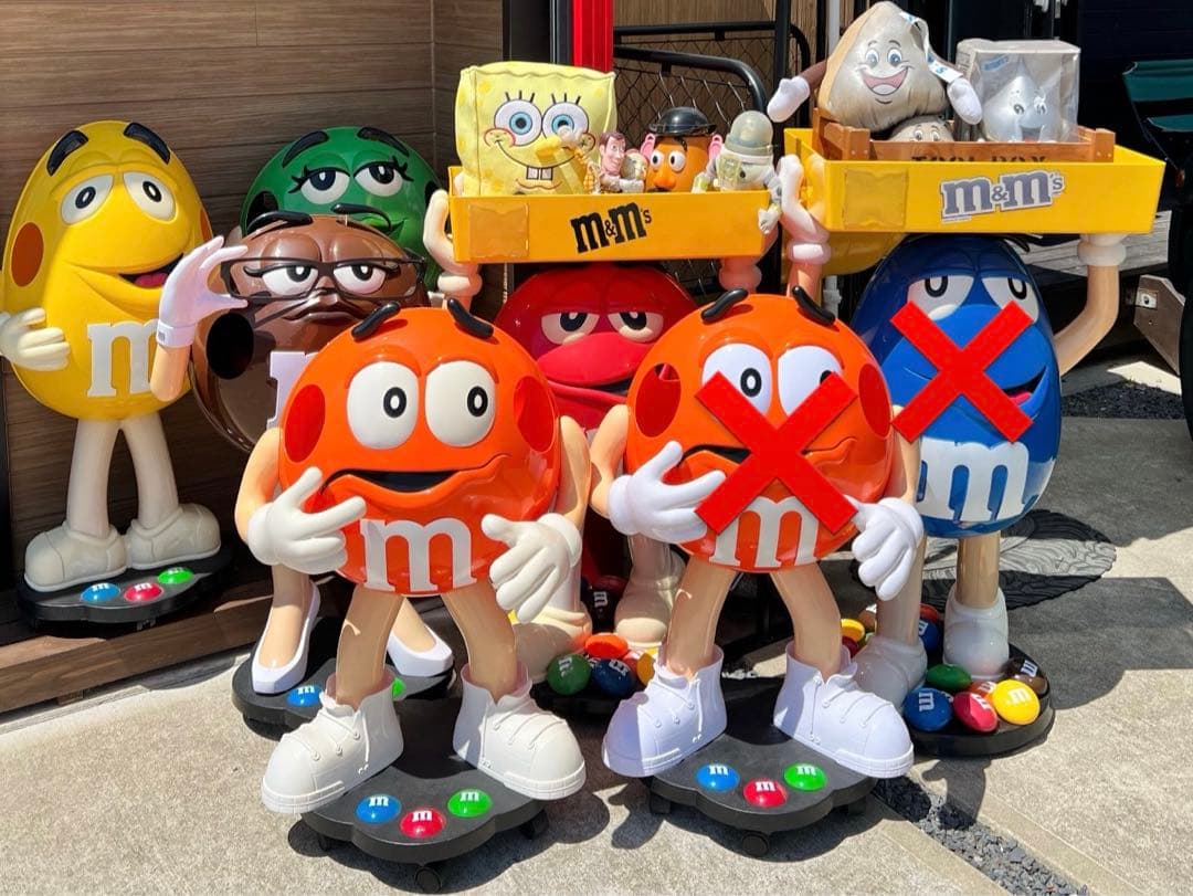 【引き取り限定】M&M's 店頭ディスプレイ　4体　エムアンドエムズ
