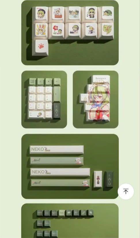 新品未開封 キーキャップ SeeAudio NEKO TOUCH