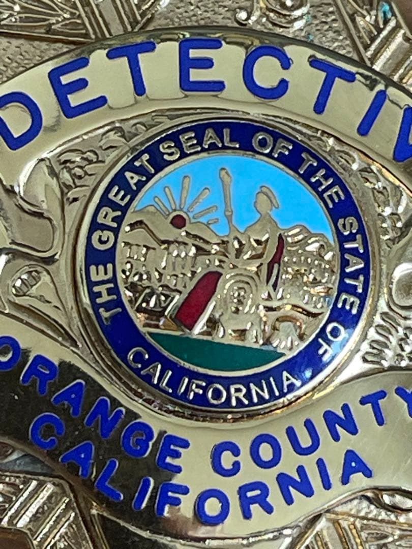 カリフォルニア州　ORANGE COUNTY　DETECTIVEバッジ
