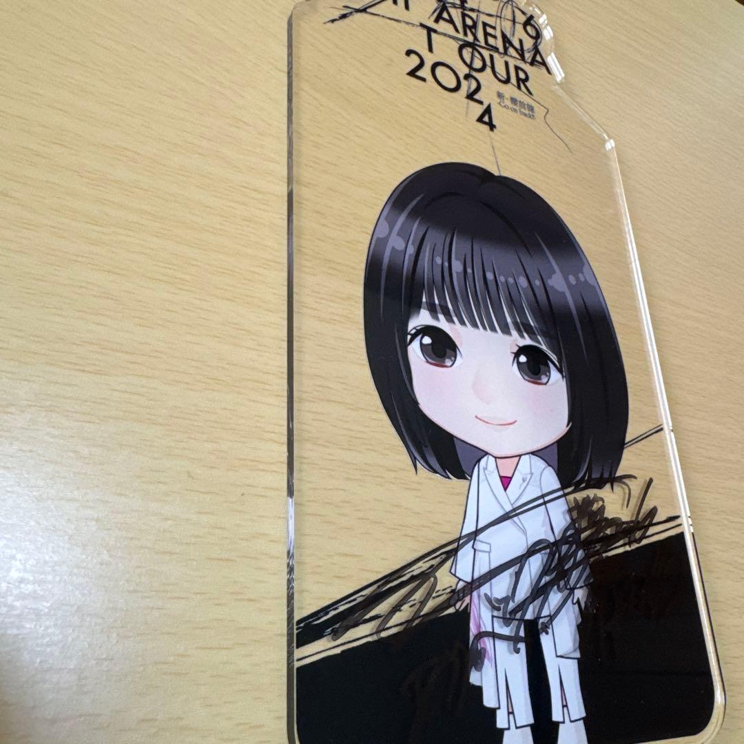 藤吉夏鈴 櫻坂46 サイン入りBIGアクリルスタンド（特賞） 4th TOUR