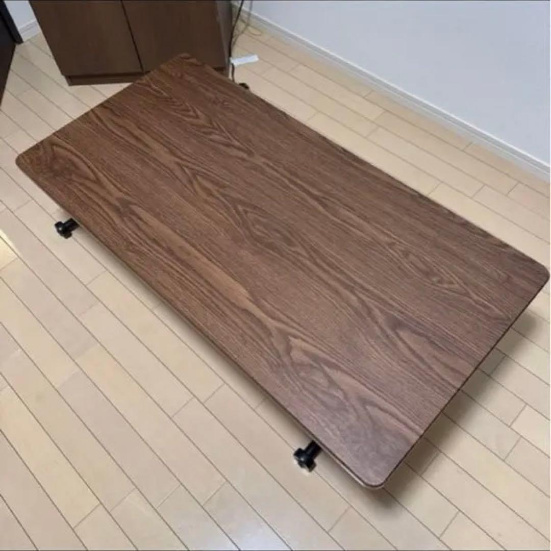 ニトリ　昇降テーブル　折りたたみ式　ブラウン　ダイニングテーブル