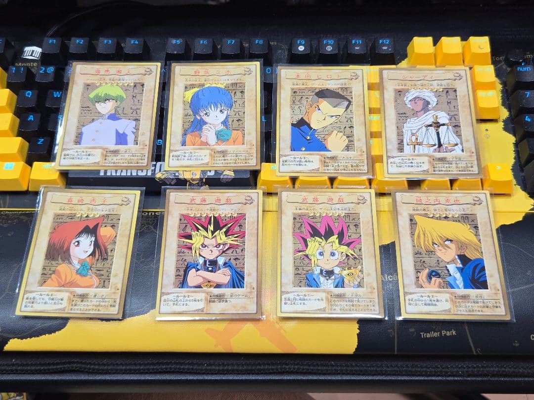 遊戯王 トレーディングカード 8枚セット　主要キャラコンプ　1998年当時品