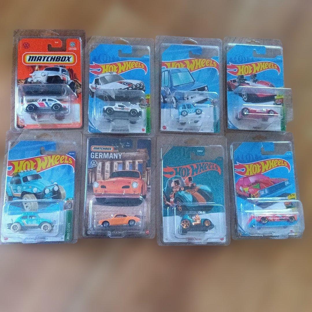 Hot Wheels & Matchbox ミニカー 8台セット