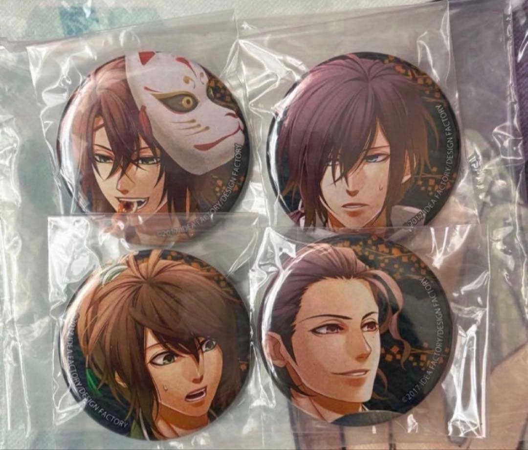 斎藤一 湯上がりビッグマイクロファイバータオル 缶バッジ 薄桜鬼