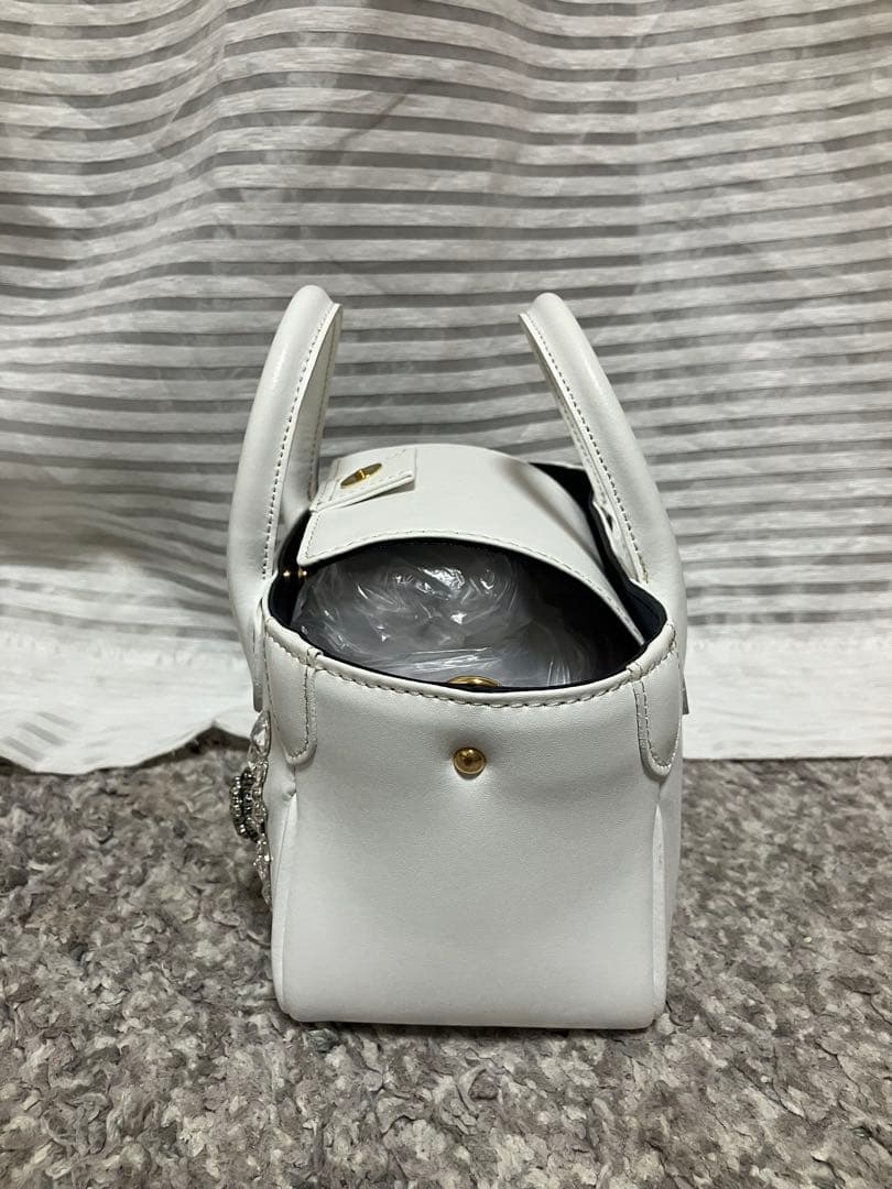 ADMJ スワロフスキー マイクロミニトートバッグ