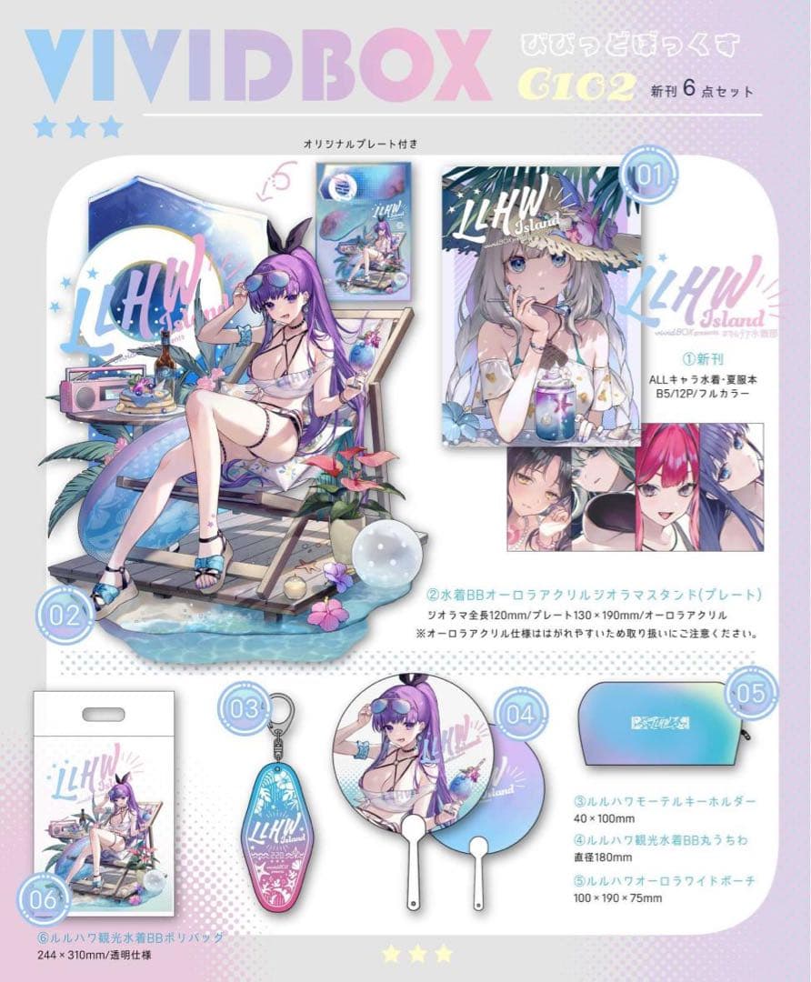 C102 びびっどぼっくす ルルハワセット