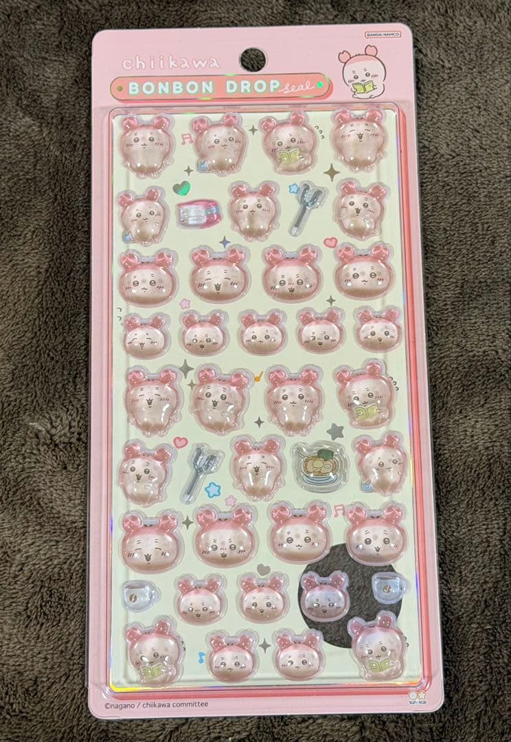 ちいかわ ボンボンドロップシール 第2弾4種セット