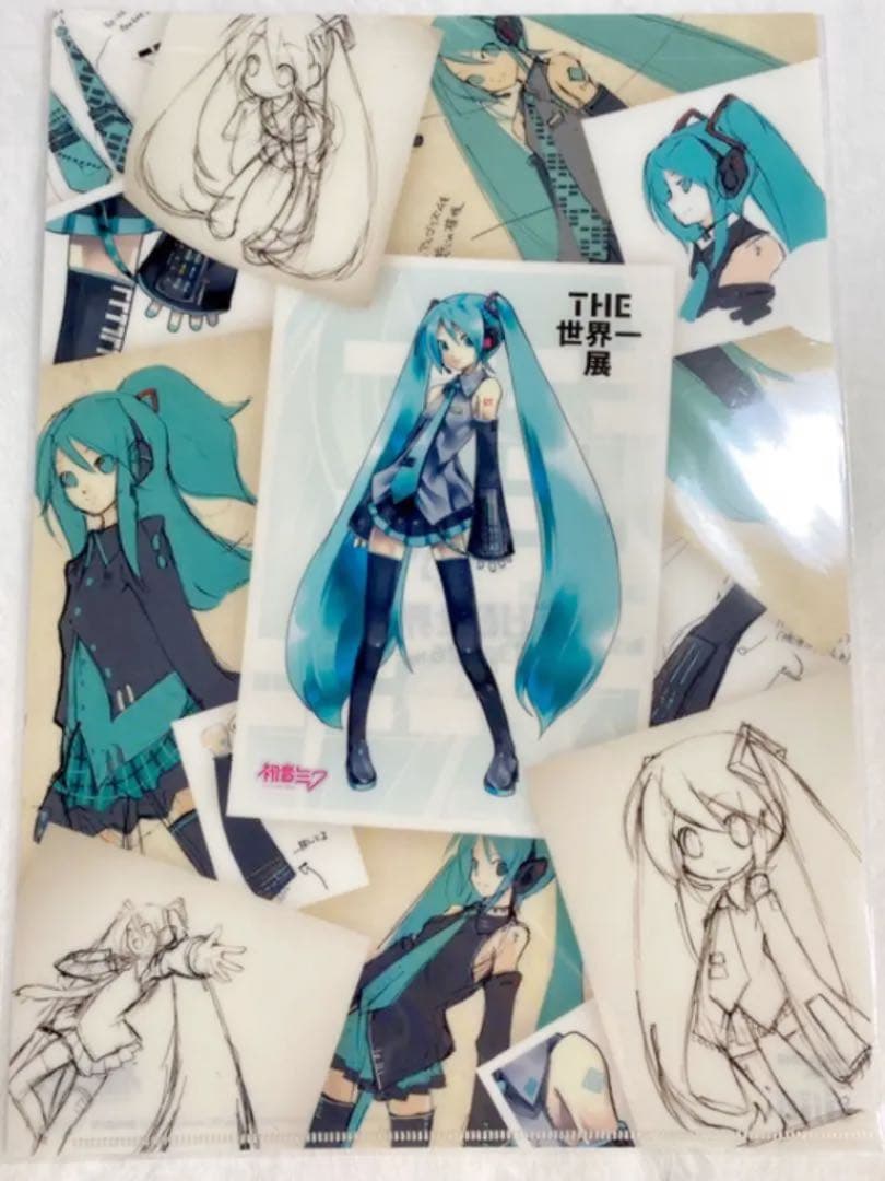 【ポストカード付き】The 世界一展 初音ミク KEI クリアファイル
