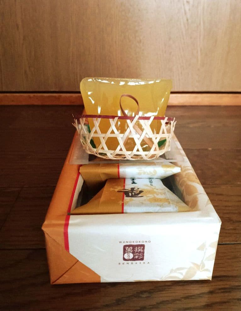 ケース付き　実物大　和乃心　撰彩菓　栗羊羹　食品サンプル