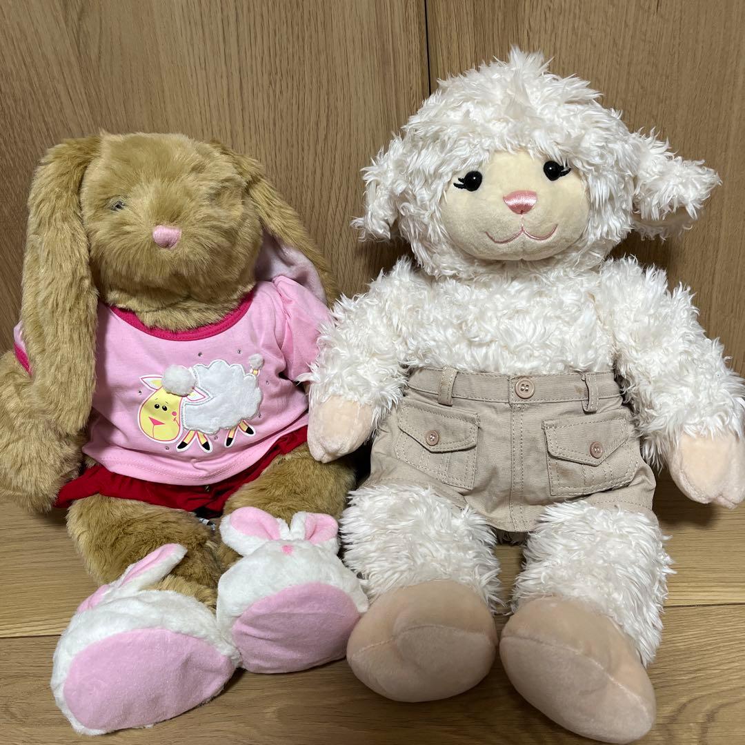 ビルドアベア　ひつじ　うさぎ　ぬいぐるみ　レア
