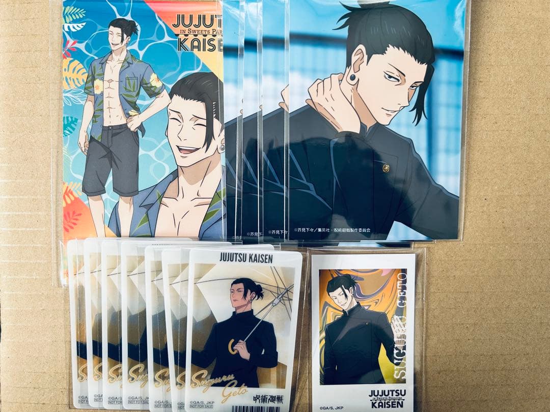 呪術廻戦 夏油傑 羂索 缶バ ブロマイド コースター アクリルフィギュア etc