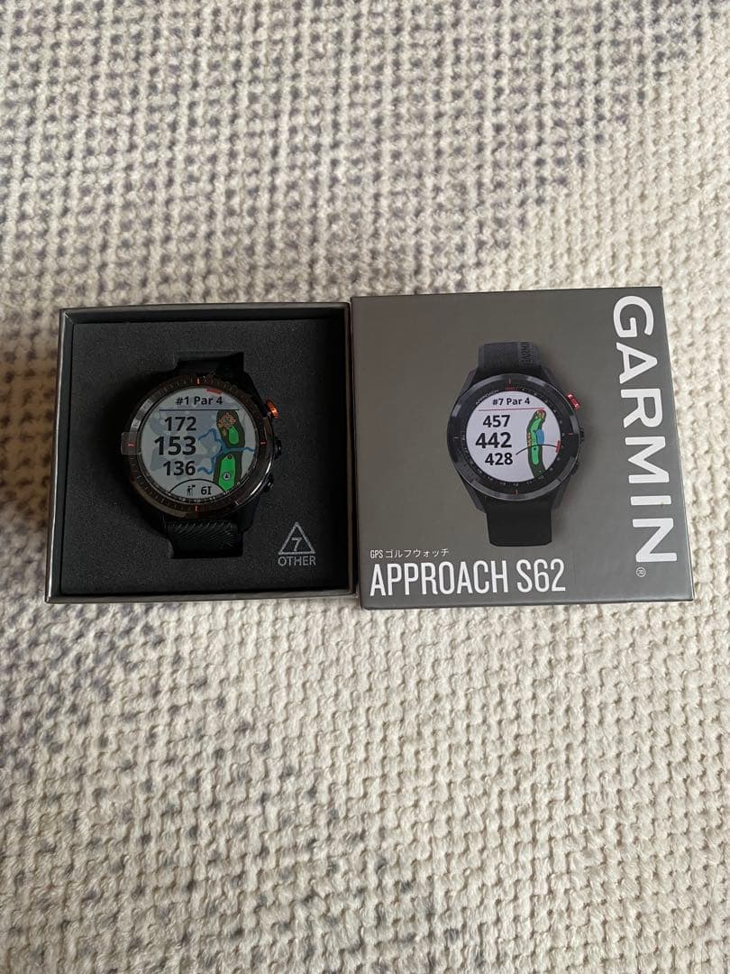 【ジャンク品】 GARMIN APPROACH S62 GPS ゴルフウォッチ