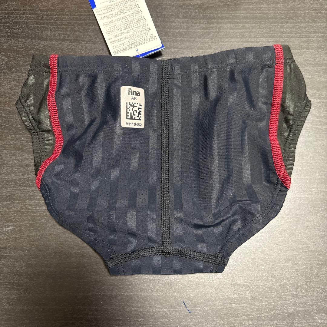 Mizuno 競パン ブラック×グレー FINA認証 Mサイズ