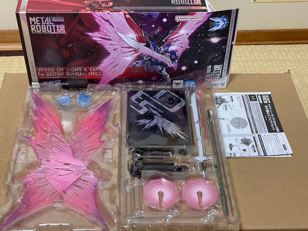 メタルロボット魂〜デスティニーガンダムSPEC2、ゼウスシルエット、光の翼〜3点