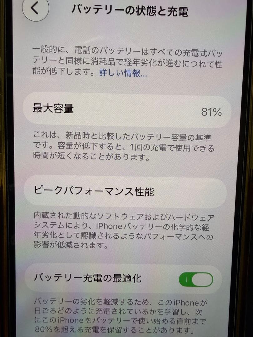 RamaRomo  iPhone13Pro 256 SIMフリー電池81%