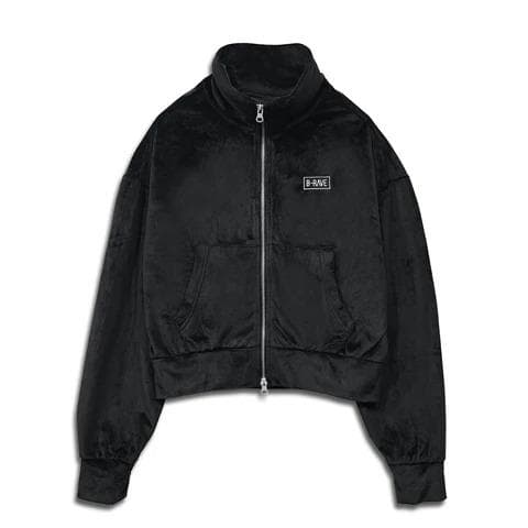 HANA B-RAVEロゴ ベロアトラックジャケット