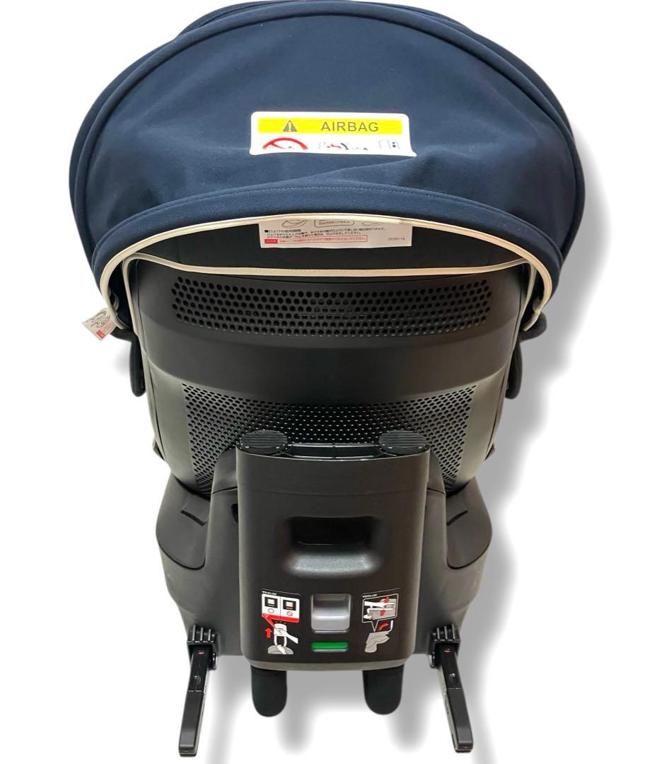 美品 送料無料 エールベベ クルットi エアーメッシュ フィールネイビー