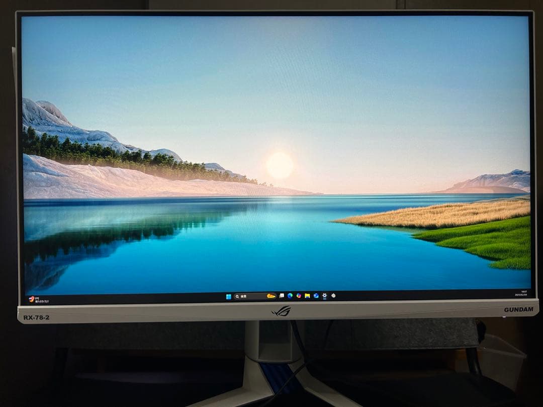 ディスプレイ・モニター本体 ROG Strix XG279Q-G GUNDAM EDITION